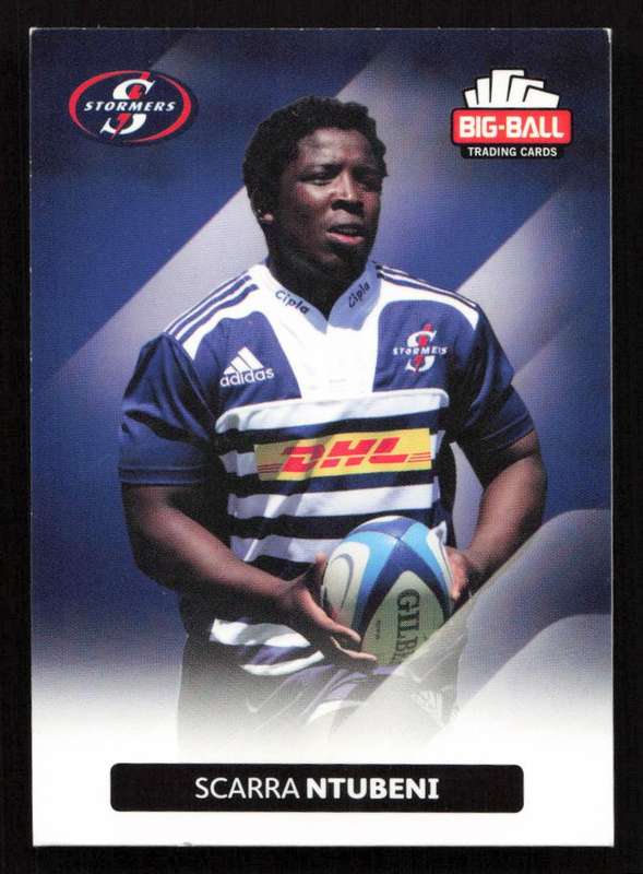 Big Ball 2012 Rugby Trading Card Card 193/248 Scarra Ntubeni