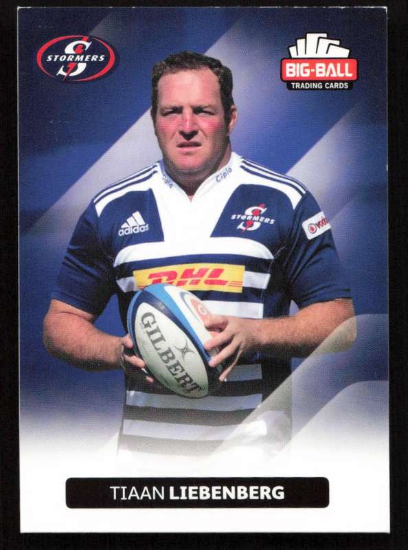 Big Ball 2012 Rugby Trading Card Card 197/248 Tiaan Liebenberg