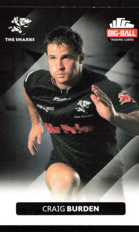 Big Ball 2012 Rugby Trading Card Card 215/248 Craig Burden
