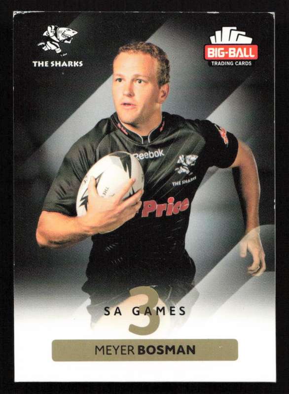 Big Ball 2012 Rugby Trading Card Card 233/248 Meyer Bosman