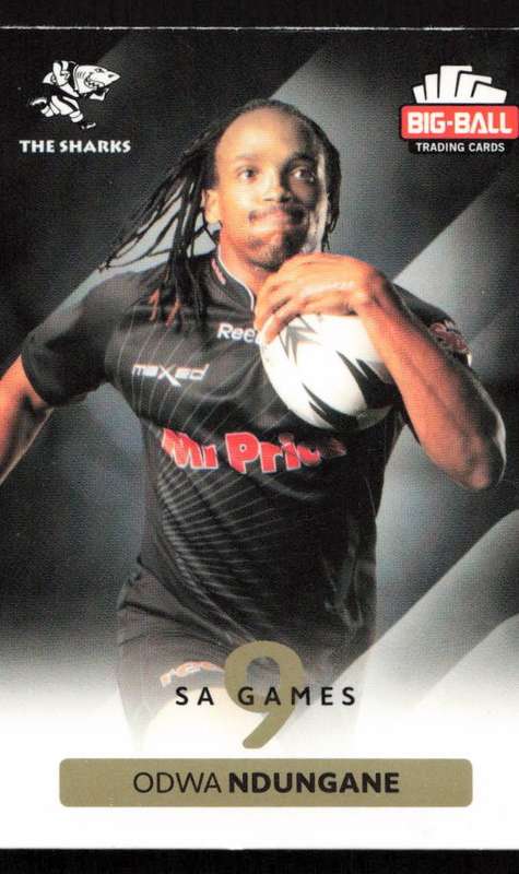 Big Ball 2012 Rugby Trading Card Card 235/248 Odwa Ndungane