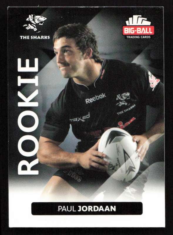 Big Ball 2012 Rugby Trading Card Card 237/248 Paul Jordaan