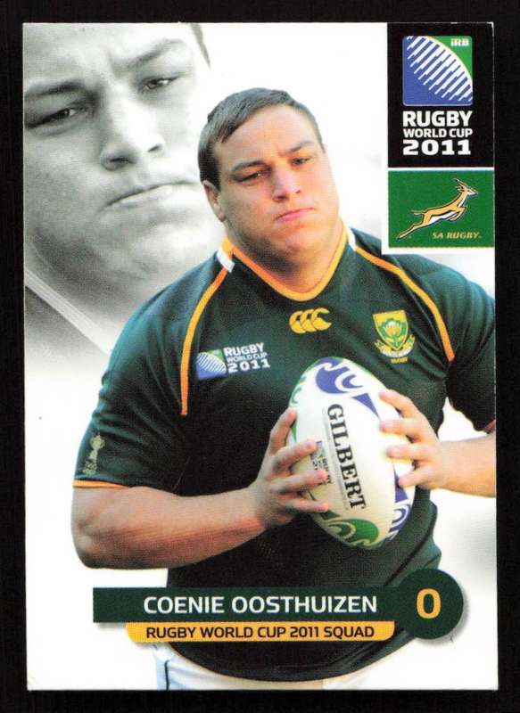 Rugby World Cup 2011 - Card 070/205 - Coenie Oosthuizen