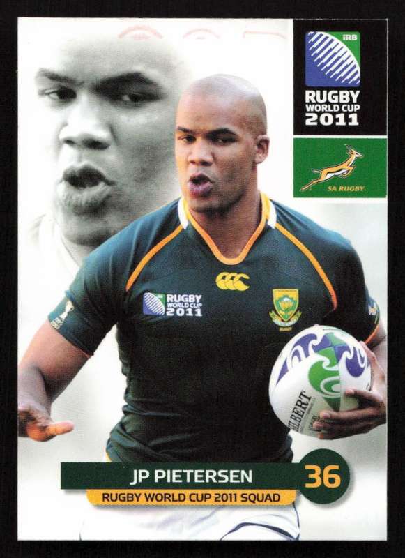 Rugby World Cup 2011 - Card 083/205 - JP Pietersen