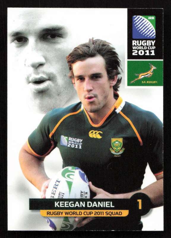 Rugby World Cup 2011 - Card 086/205 - Keegan Daniel