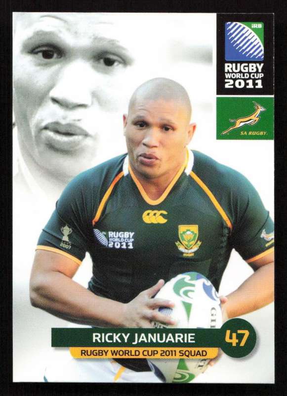Rugby World Cup 2011 - Card 094/205 - Ricky Januarie
