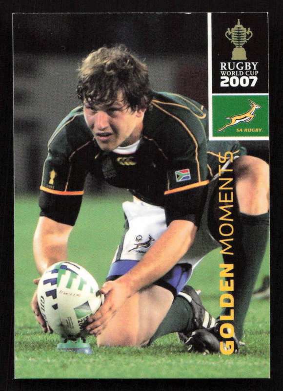 Rugby World Cup 2007 - Card 109/205 - Frans Steyn