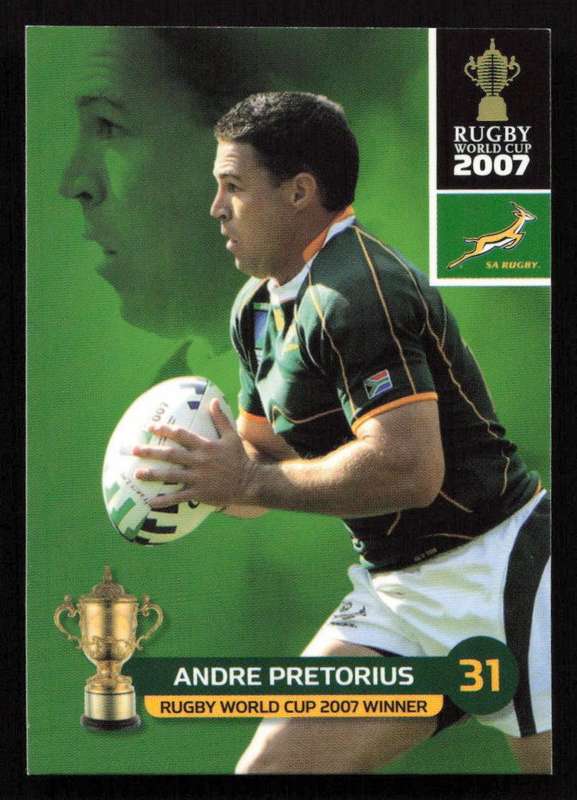 Rugby World Cup 2007 - Card 129/205 - Andre Pretorius
