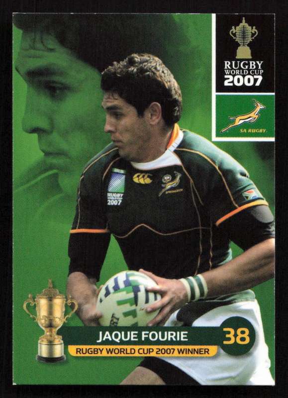 Rugby World Cup 2007 - Card 144/205 - Jaque Fourie
