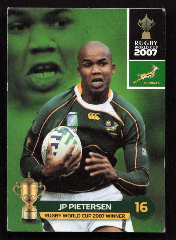 Rugby World Cup 2007 - Card 148/205 - JP Pietersen
