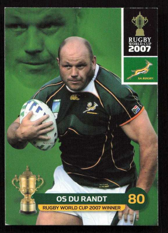 Rugby World Cup 2007 - Card 150/205 - Os du Rant