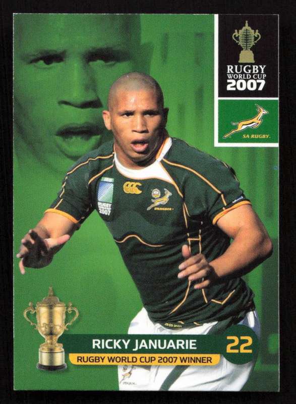 Rugby World Cup 2007 - Card 152/205 - Ricky Januarie