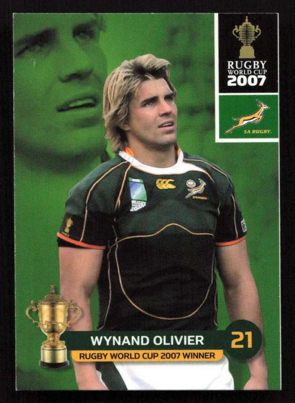 Rugby World Cup 2007 - Card 158/205 - Wynand Olivier
