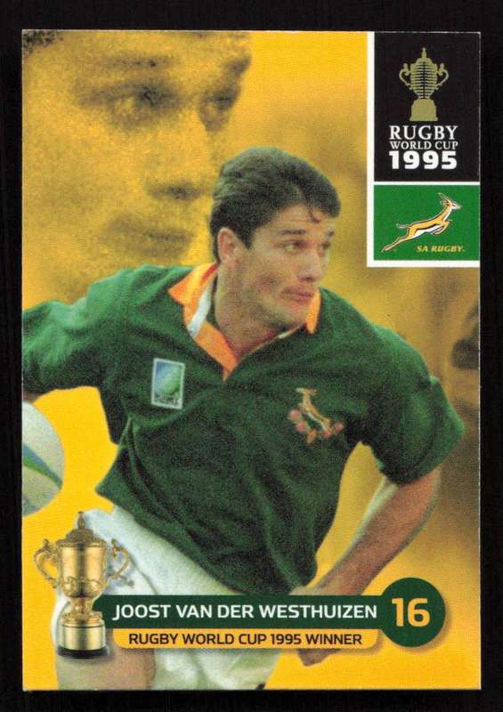 Rugby World Cup 1995 - Card 195/205 - Joost van der Westhuizen
