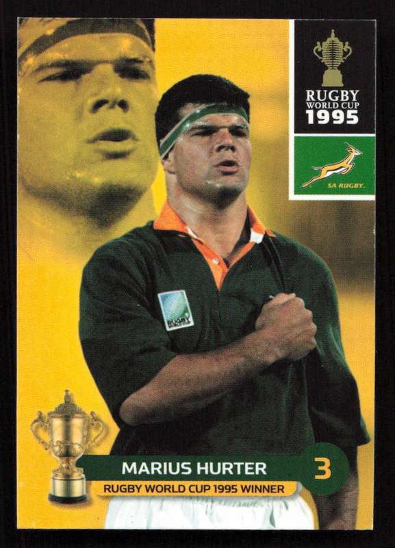 Rugby World Cup 1995 - Card 198/205 - Marius Hurter