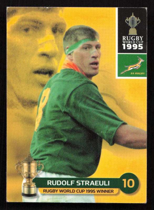 Rugby World Cup 1995 - Card 205/205 - Rudolf Straeuli