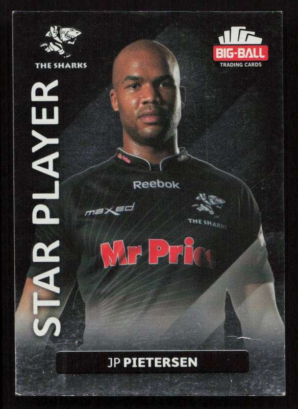 Big Ball 2012 Rugby Trading Card Card 205/248 JP Pietersen