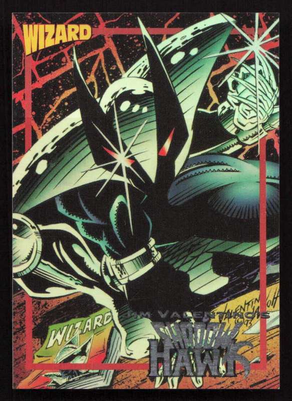 Wizard Magazine 1993 Jim Valentino's Shadow Hawks Card 8