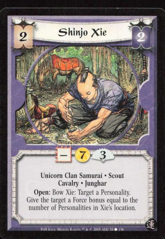 Legends of the Five Rings - L5R Shinjo Xie