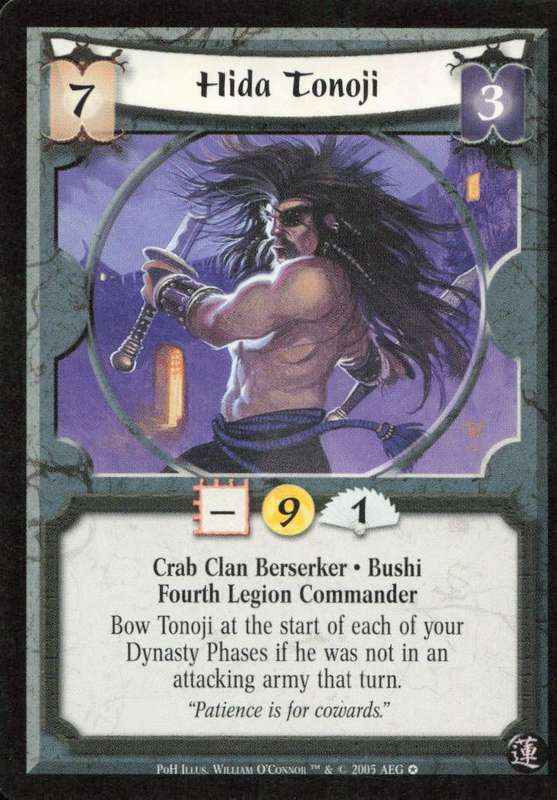 Legends of the Five Rings - L5R Hida Tonoji