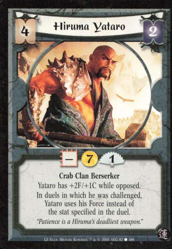 Legends of the Five Rings - L5R Hiruma Yataro