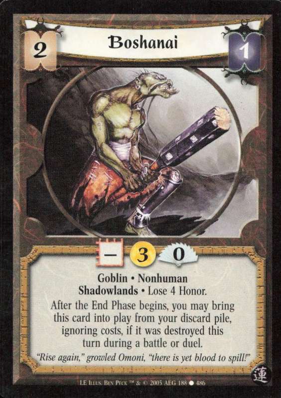 Legends of the Five Rings - L5R Boshanai