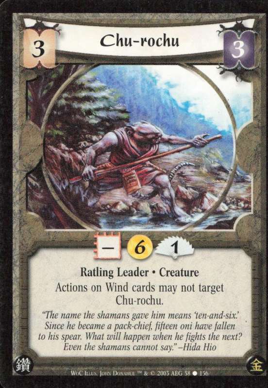 Legends of the Five Rings - L5R Chu-rochu