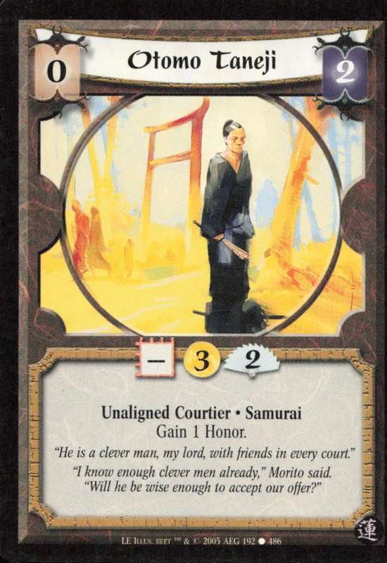 Legends of the Five Rings - L5R Otomo Taneji