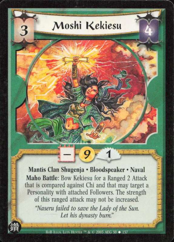 Legends of the Five Rings - L5R Moshi Kekiesu