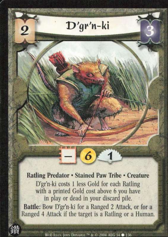 Legends of the Five Rings - L5R D'gr'n-Ki