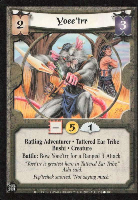 Legends of the Five Rings - L5R Yoee'trr