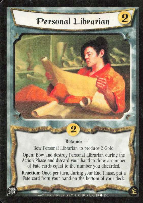 Legends of the Five Rings - L5R Personal Librarian