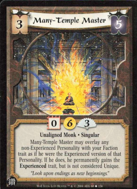 Legends of the Five Rings - L5R Many-Temple Master