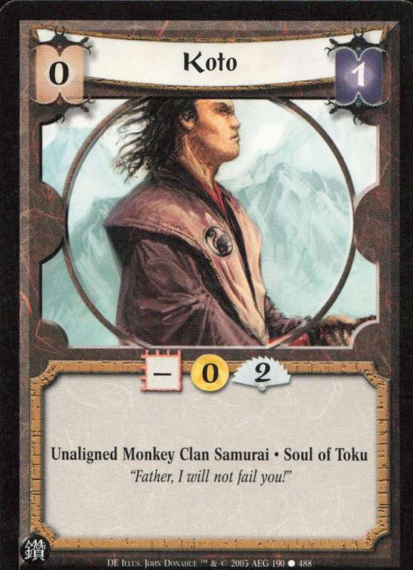Legends of the Five Rings - L5R Koto