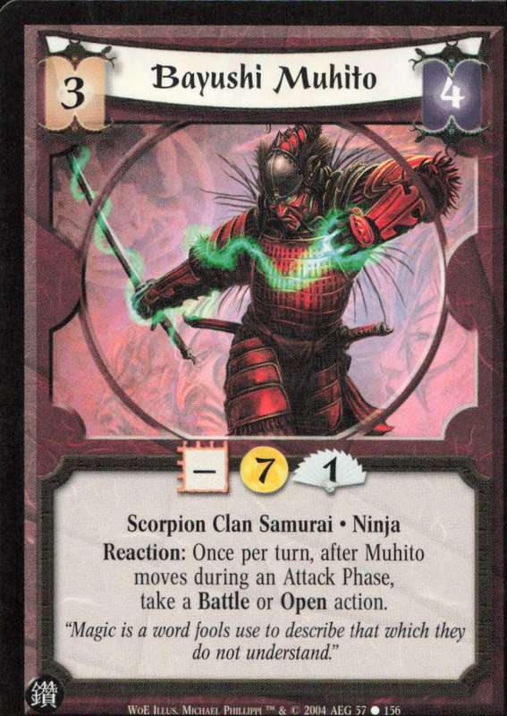 Legends of the Five Rings - L5R Bayushi Muhito