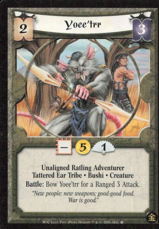 Legends of the Five Rings - L5R Yoee'trr