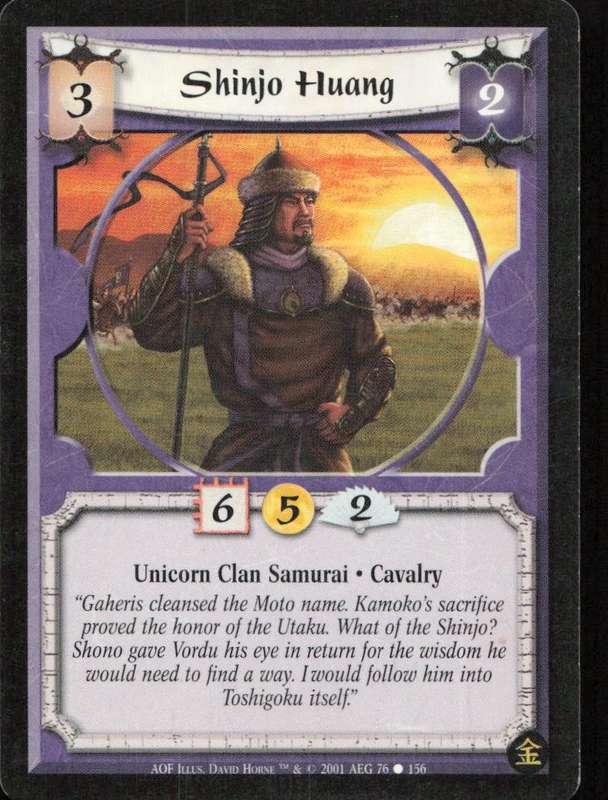Legends of the Five Rings - L5R Shinjo Huang
