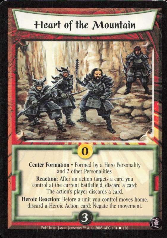 Legends of the Five Rings - L5R Heart of the Mountain