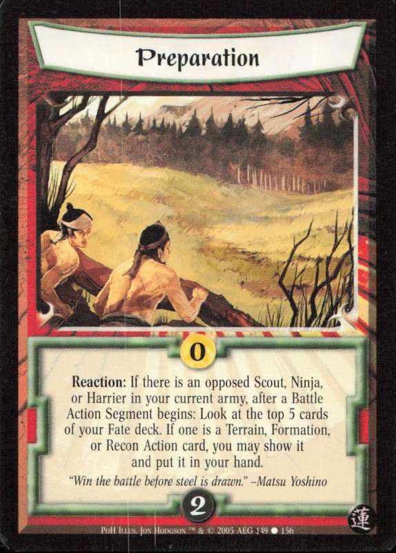 Legends of the Five Rings - L5R Preparation
