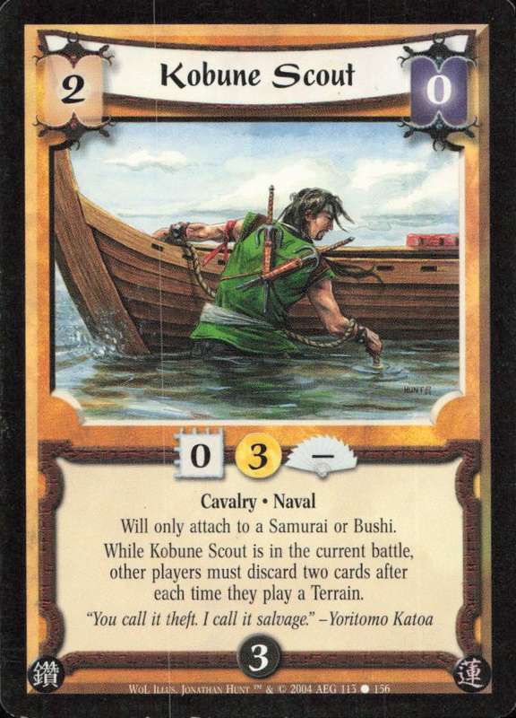 Legends of the Five Rings - L5R Kobune Scout
