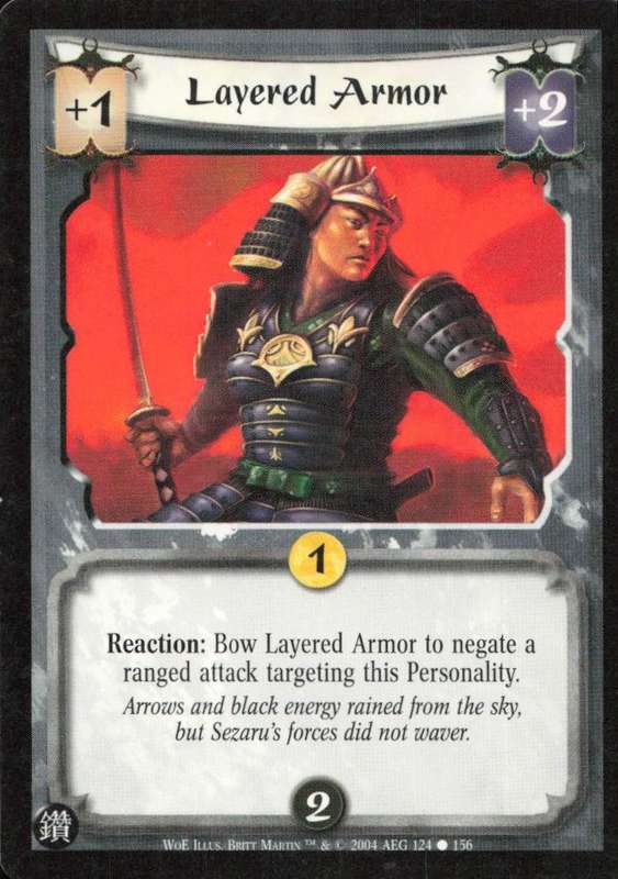 Legends of the Five Rings - L5R Layered Armor