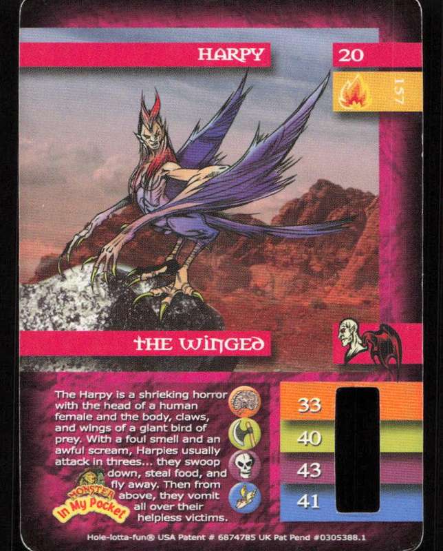 Monster In My Pocket Card 20