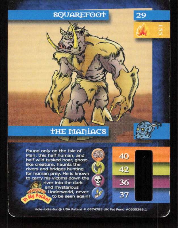 Monster In My Pocket Card 29