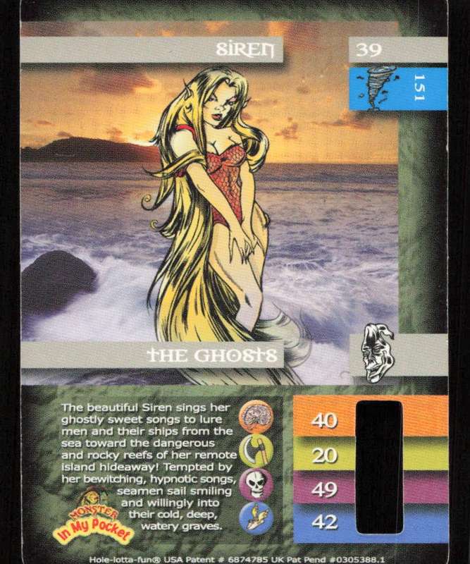 Monster In My Pocket Card 39