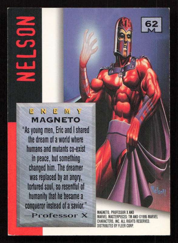 1995 Marvel Masterpieces 62 Magneto