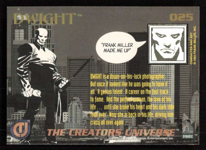 1993 Dynamic Entertainment The Creators Universe 025 DWIGHT
