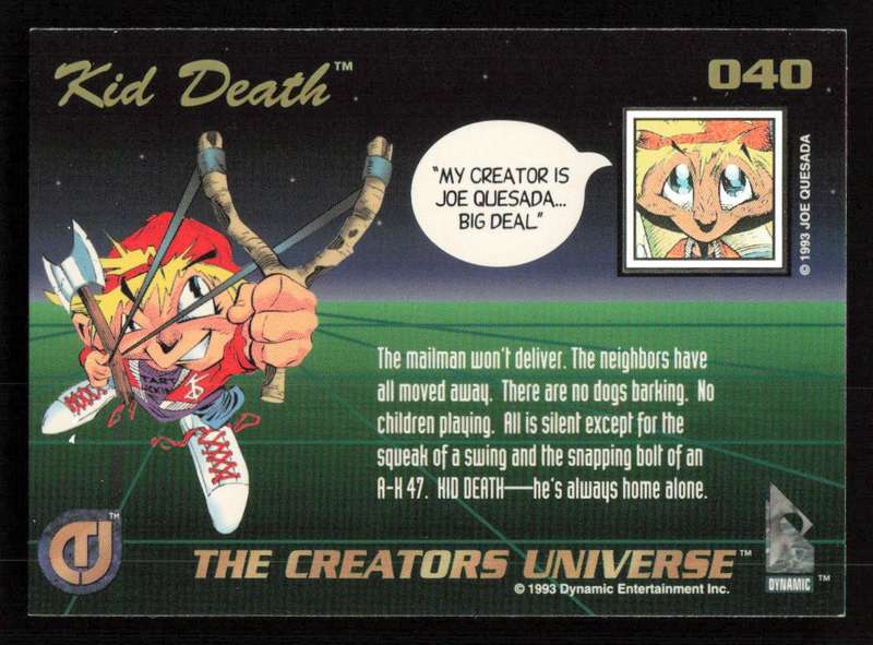 1993 Dynamic Entertainment The Creators Universe 040 KID DEATH