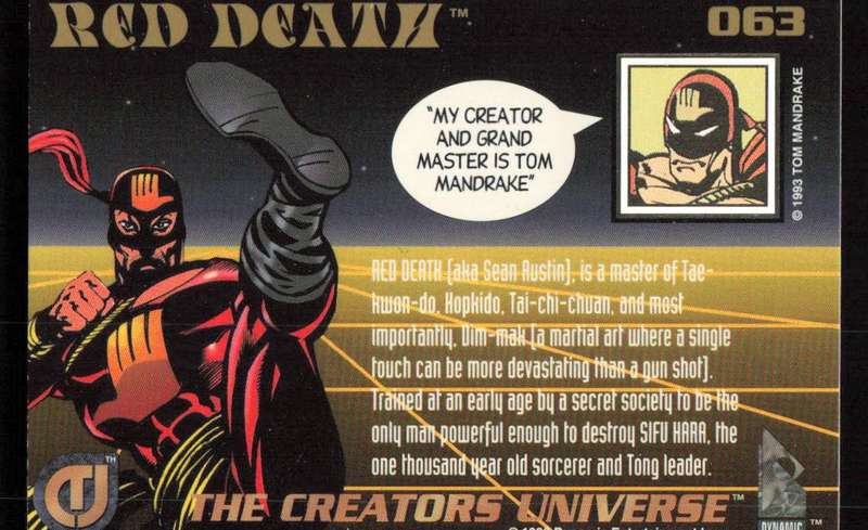 1993 Dynamic Entertainment The Creators Universe 063 RED DEATH