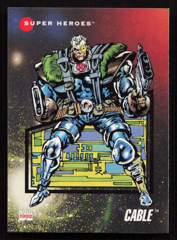 1992 Marvel Entertainment 50 Cable