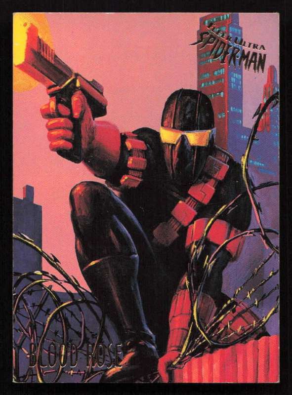 1995 Marvel Fleer Ultra Spider-man 6 Blood Rose